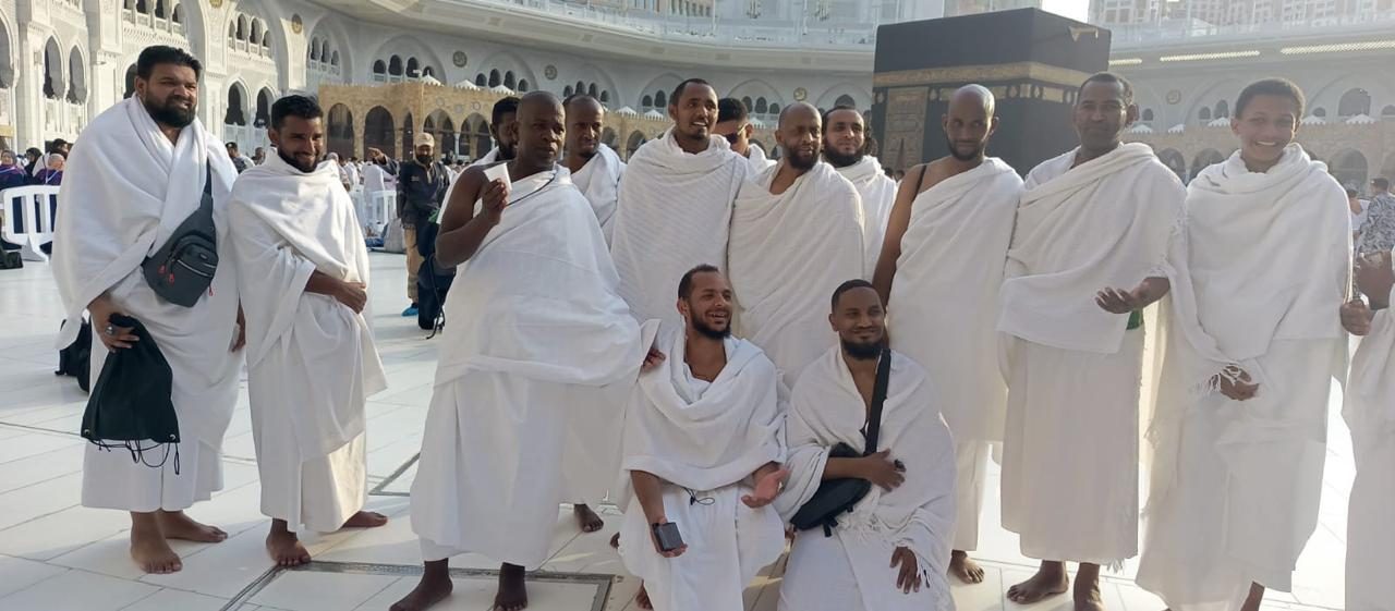 The group after completing Tawaf