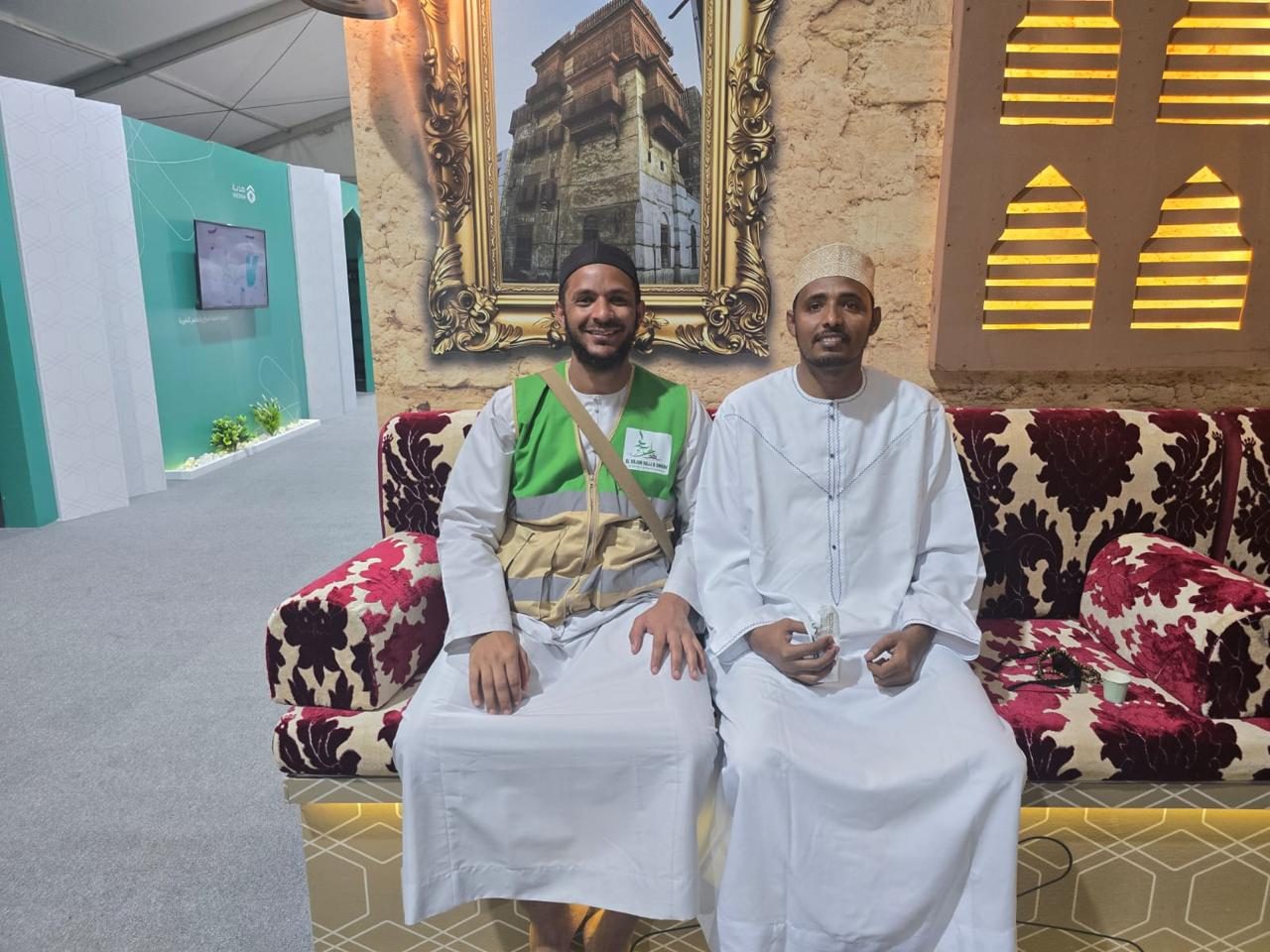 With Ustadh Ahmad Saad and Omar Hussein