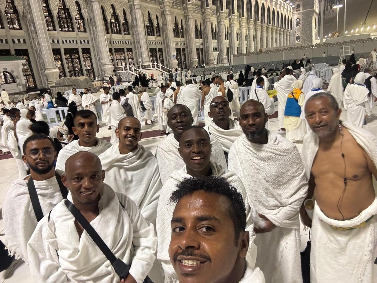 Done with their Umrah